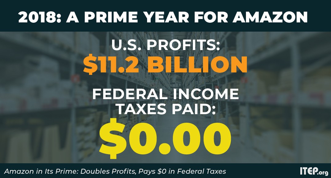 Amazon in Its Prime Doubles Profits Pays 0 in Federal Income Taxes The FACT Coalition